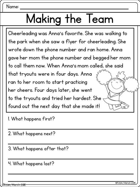 retelling a story worksheet 2nd grade